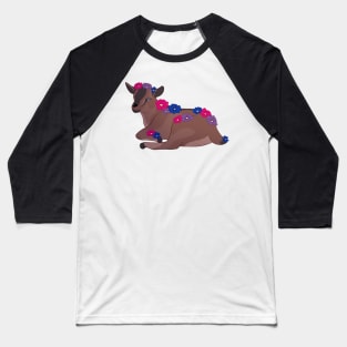 Bisexual Pride Baby Goat Kid Baseball T-Shirt